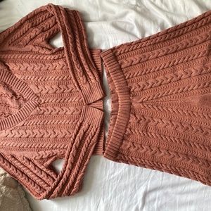 Knit Shorts Set